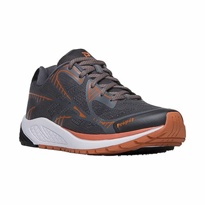 Zapatillas Propet One LT Hombre Gris Oscuro Naranjas | ZROV-81265