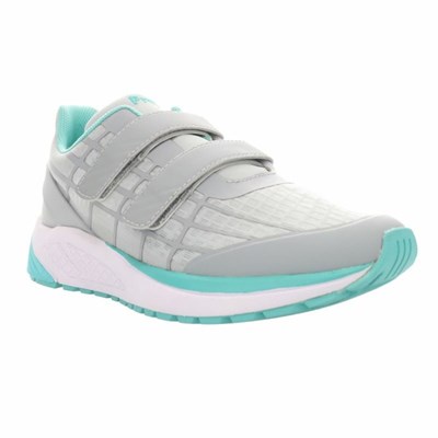 Zapatillas Propet One Twin Correa Mujer Gris Verde Menta | MHDV-32861