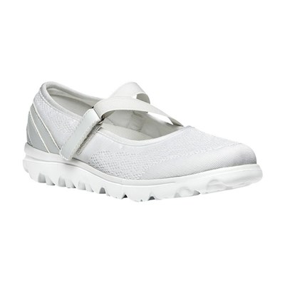 Zapatillas Propet TravelActiv Mary Jane Mujer Blancas | ERPH-21348