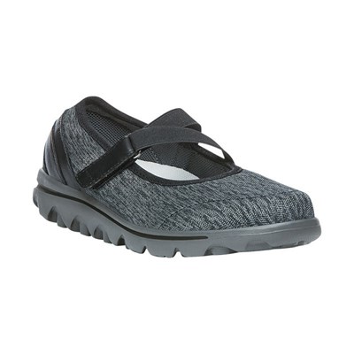 Zapatillas Propet TravelActiv Mary Jane Mujer Negras Gris | TAIB-83964