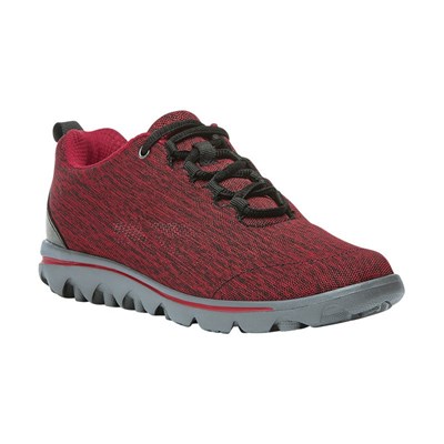 Zapatillas Propet TravelActiv Mujer Negras Rojas | UKZN-32869