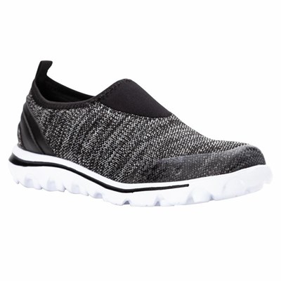 Zapatillas Propet TravelActive Slip-On Mujer Negras | HVPA-26975