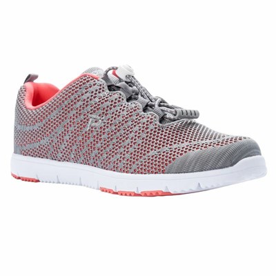 Zapatillas Propet TravelWalker EVO Mujer Coral Gris | VPFO-02189