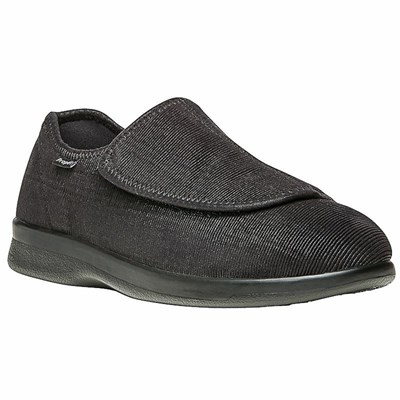 Zapatos Planos Propet Cush'N Foot Hombre Negras | UNRF-01457